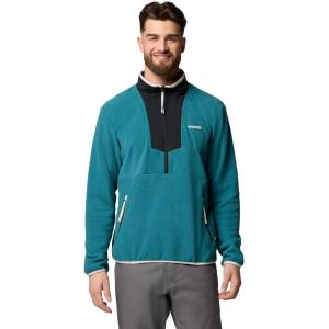 Columbia Mens Sequoia Grove Half Zip Fleece(River Blue/Black)