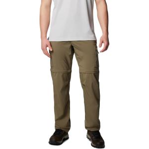 Columbia Mens Silver Ridge Utility Convertible Hiking Pant(Stone Green)