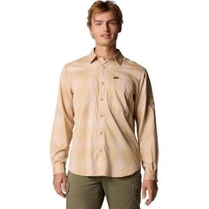 Columbia Mens Silver Ridge Utility Lite Plaid Long Sleeve(Canoe Large Blur Check)