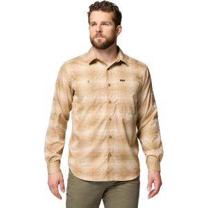 Columbia Mens Silver Ridge Utility Lite Plaid Long Sleeve(Delta Ridge Ombre)