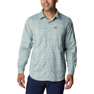 Columbia Mens Silver Ridge Utility Lite Plaid Long Sleeve(Niagara Trail Crossing Plaid)