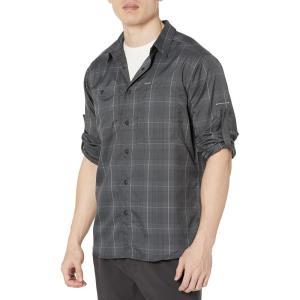 Columbia Mens Silver Ridge Utility Lite Plaid Long Sleeve(Shark Trail Crossing Plaid)