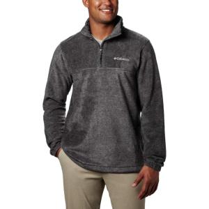 Columbia Men’s Steens Mountain Half Zip Soft Fleece Jacket(Charcoal Heather)