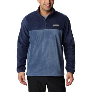 Columbia Men’s Steens Mountain Half Zip Soft Fleece Jacket(Collegiate Navy  Dark Mountain)