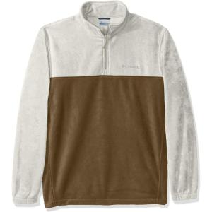 Columbia Men’s Steens Mountain Half Zip Soft Fleece Jacket(Stone  Delta)