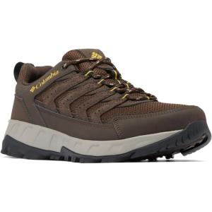 Columbia Mens Strata Trail Low(Cordovan/Golden Yellow)