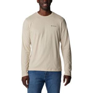 Columbia Mens Thistletown Hills Long Sleeve Crew(Ancient Fossil Heather)