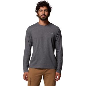 Columbia Mens Thistletown Hills Long Sleeve Crew(City Grey Heather)