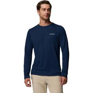 Columbia Mens Thistletown Hills Long Sleeve Crew(Collegiate Navy Heather)