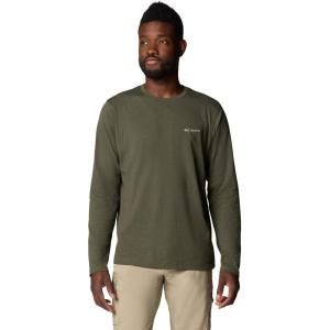 Columbia Mens Thistletown Hills Long Sleeve Crew(Greenscape)