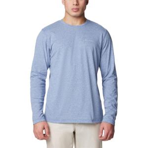 Columbia Mens Thistletown Hills Long Sleeve Crew(Mountain Blue)