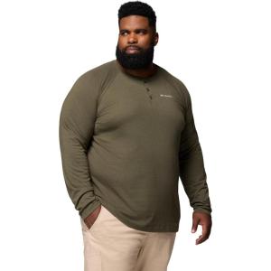 Columbia Mens Thistletown Hills Raglan Henley(Greenscape Heather)