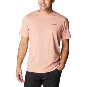 Columbia Men’s Thistletown Hills Short Sleeve(Dark Coral Heather)