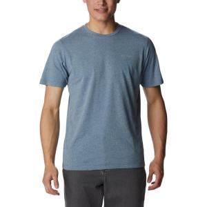 Columbia Men’s Thistletown Hills Short Sleeve(Dark Mountain/Sky Blue)