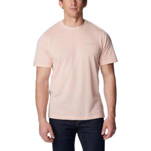 Columbia Men’s Thistletown Hills Short Sleeve(Peach Blossom Heather)