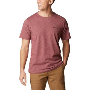 Columbia Men’s Thistletown Hills Short Sleeve(Red Jasper Heather)