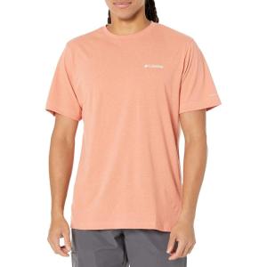 Columbia Men’s Thistletown Hills Short Sleeve(Summer Peach Heather)
