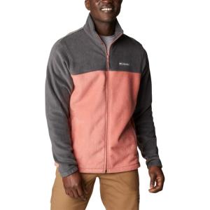 Columbia Steens Mountain 2.0 Full Zip Fleece Jacket(Shark/Dark Coral)