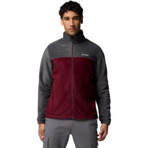 Columbia Steens Mountain 2.0 Full Zip Fleece Jacket(Shark/Rich Wine)