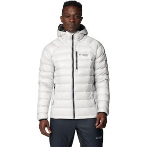 Columbia mens Arctic Crest Down Hooded Jacket(Nimbus Grey)