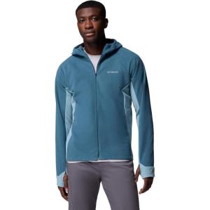 Columbia mens Arctic Peak Hooded Full Zip(Everblue/Crushed Blue)