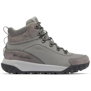 Columbia mens Burnsider Waterproof(Charcoal/Black)