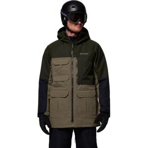 Columbia mens Coreshot Jacket(Stone Green/Greenscape/Black)
