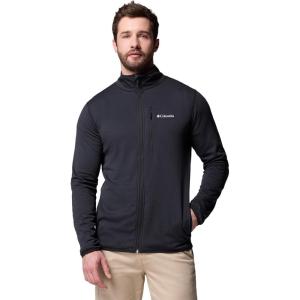 Columbia mens Essential Hike Grid Fleece Full Zip(Black)