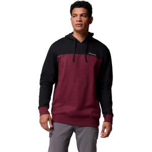 Columbia mens Hart Mountain Hoodie III(Rich Wine Heather/Black Heather)