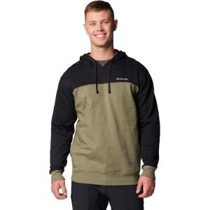 Columbia mens Hart Mountain Hoodie III(Stone Green Heather/Black Heather)