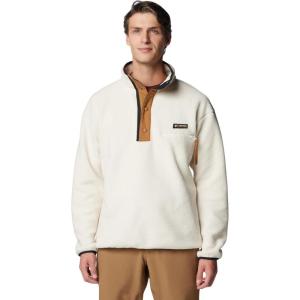 Columbia mens Helvetia II Half Snap Fleece(Chalk)