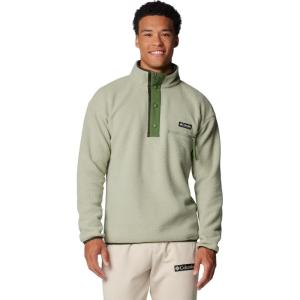 Columbia mens Helvetia II Half Snap Fleece(Safari)