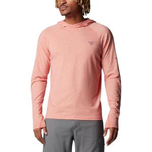 Columbia mens Pfg Uncharted Hoodie(Faded Peach Heather)