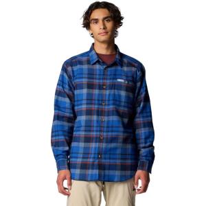 Columbia mens Pitchstone Heavyweight Flannel Ii(Collegiate Navy Multi Plaid)