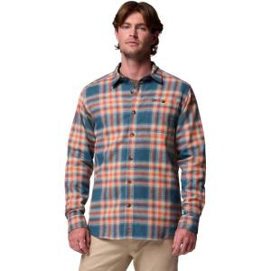 Columbia mens Pitchstone Heavyweight Flannel Ii(Everblue Twilight Ombre)