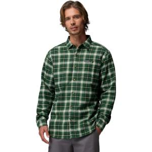 Columbia mens Pitchstone Heavyweight Flannel Ii(Rain Forest Railway Tartan)