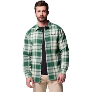 Columbia mens Pitchstone Heavyweight Flannel Ii(Rain Forest Twilight Ombre)