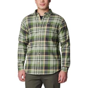 Columbia mens Pitchstone Heavyweight Flannel Ii(Safari Multi Plaid)
