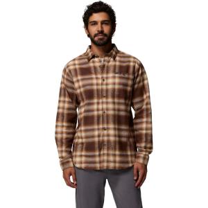 Columbia mens Pitchstone Heavyweight Flannel Ii(Tobacco Twilight Ombre)