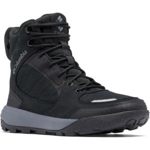 Columbia mens Portlander Boot Omni-heat Infinity(Black/Titanium Grey Steel)