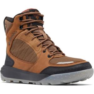 Columbia mens Portlander Boot Omni-heat Infinity(Dark Brown/Spice)