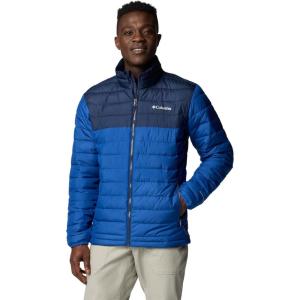 Columbia mens Powder Lite Ii Jacket(Mountain Blue/Collegiate Navy)