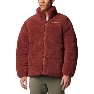 Columbia mens Puffect II Sherpa Jacket(Spice)