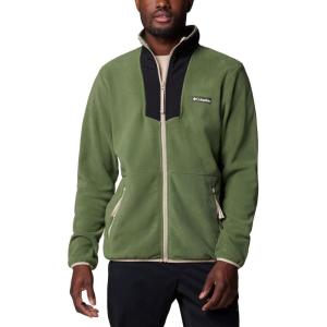 Columbia mens Sequoia Grove Full Zip Fleece(Canteen/Black/Ancient Fossil)