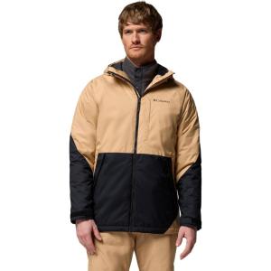Columbia mens Snowy Summit Jacket(Canoe/Black)