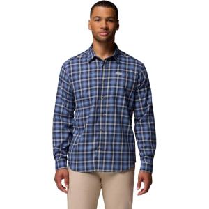 Columbia mens Vapor Ridge IV Long Sleeve(Collegiate Navy Switch Back Tartan)