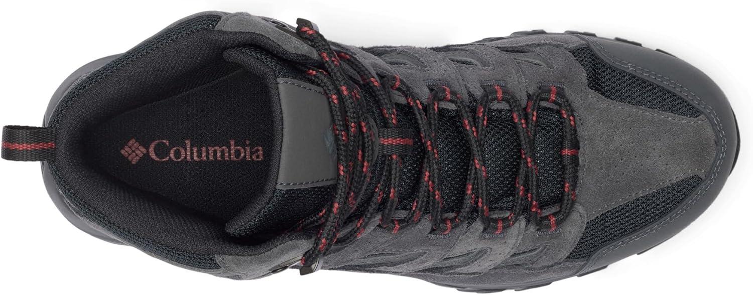 imageColumbia Mens Crestwood Mid Waterproof Hiking BootsBlackCharcoal
