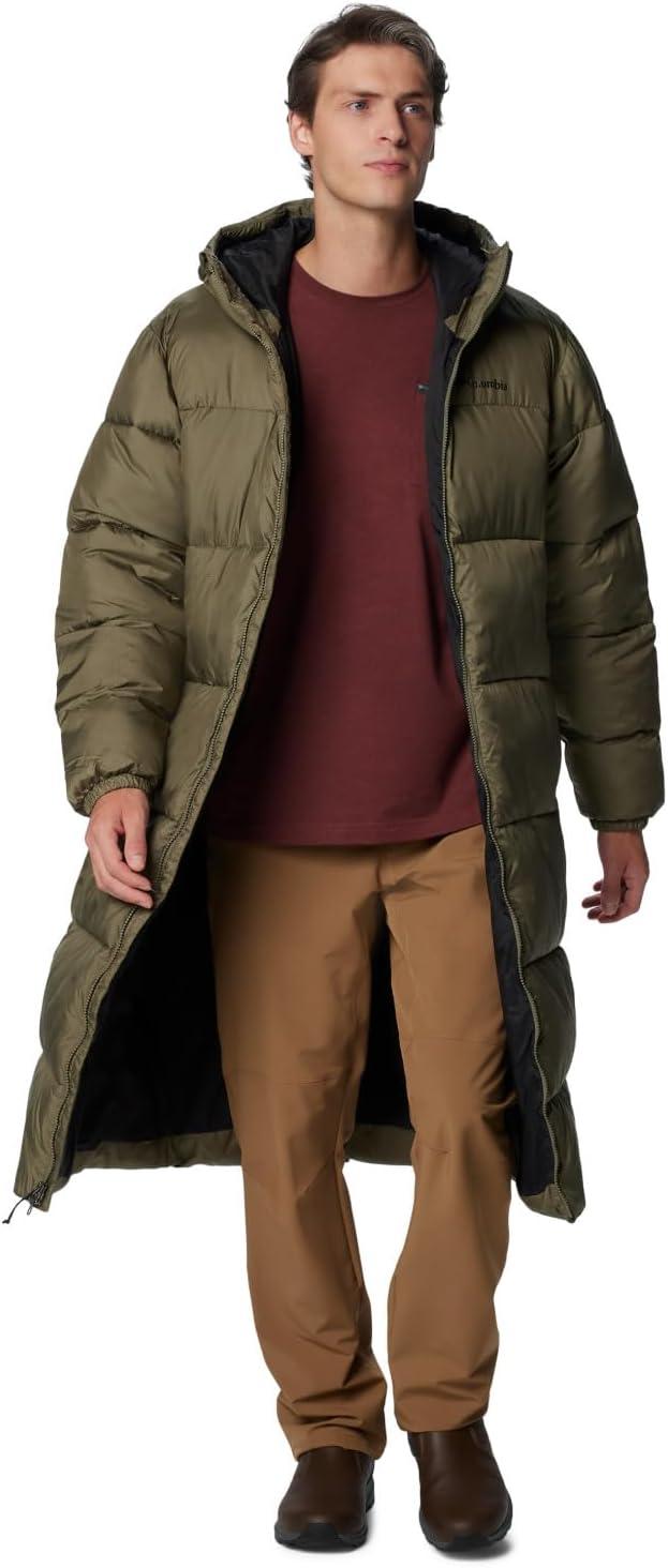 imageColumbia Mens Puffect Long ParkaStone Green