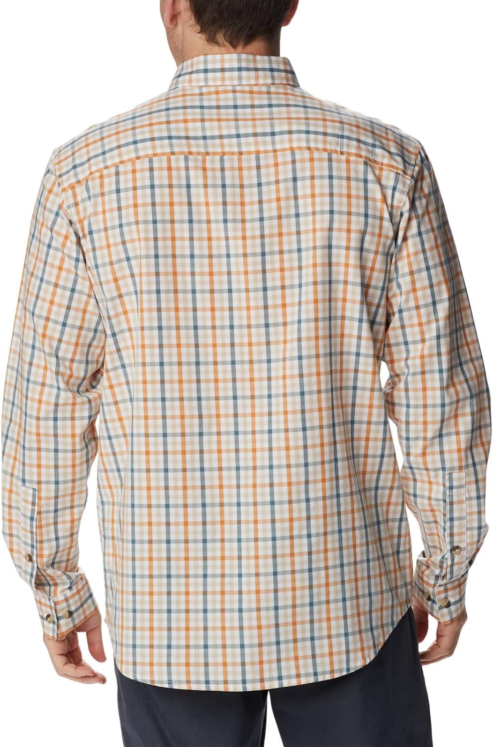 imageColumbia Mens Rapid Rivers Ii Long Sleeve ShirtAncient Fossil Multi Gingham Orange