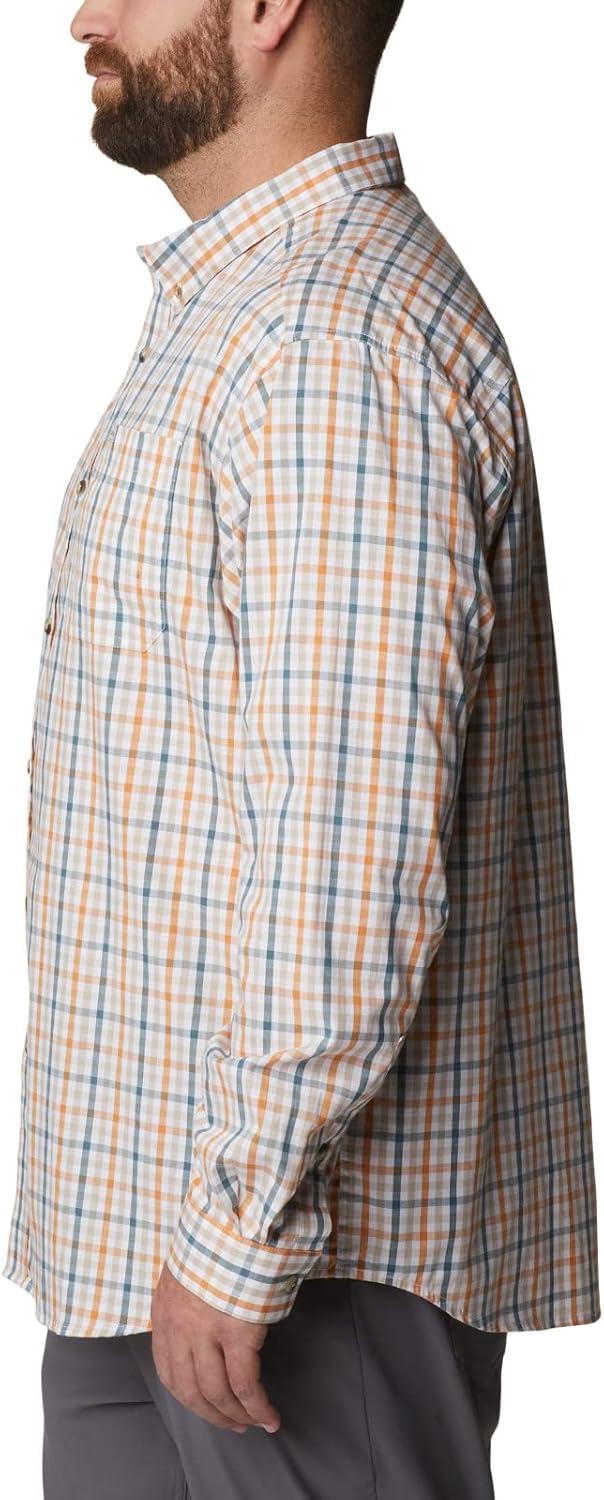 imageColumbia Mens Rapid Rivers Ii Long Sleeve ShirtAncient Fossil Multi Gingham Orange